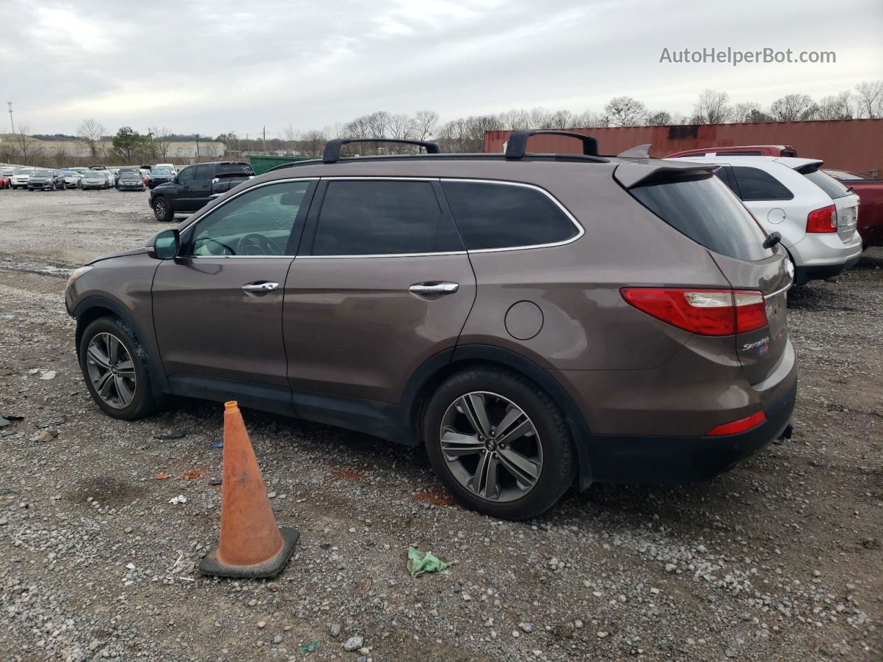 2015 Hyundai Santa Fe Gls Brown vin: KM8SR4HF6FU117058