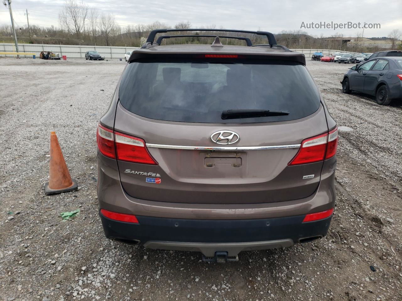 2015 Hyundai Santa Fe Gls Коричневый vin: KM8SR4HF6FU117058