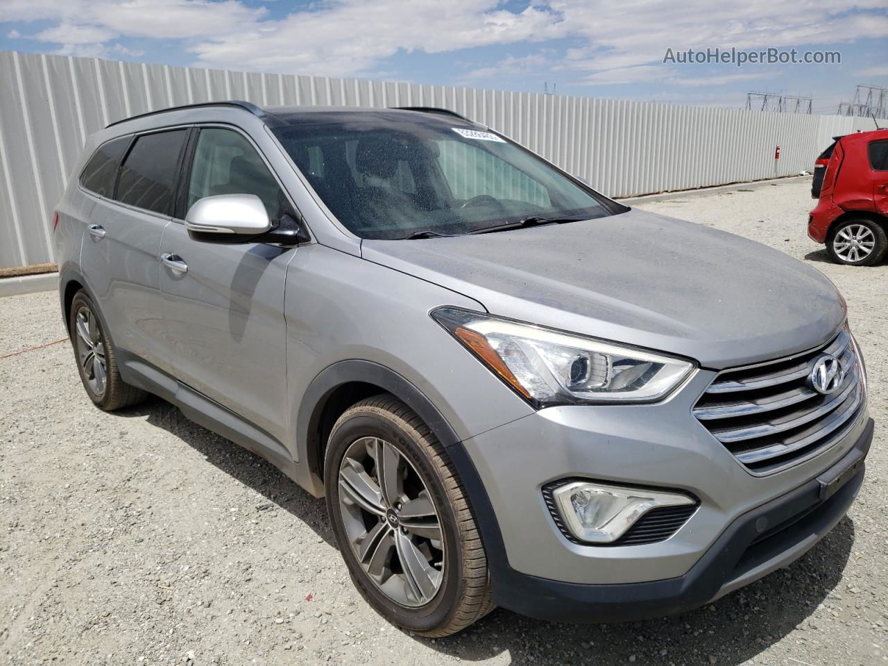 2014 Hyundai Santa Fe Gls Gray vin: KM8SR4HF8EU046900