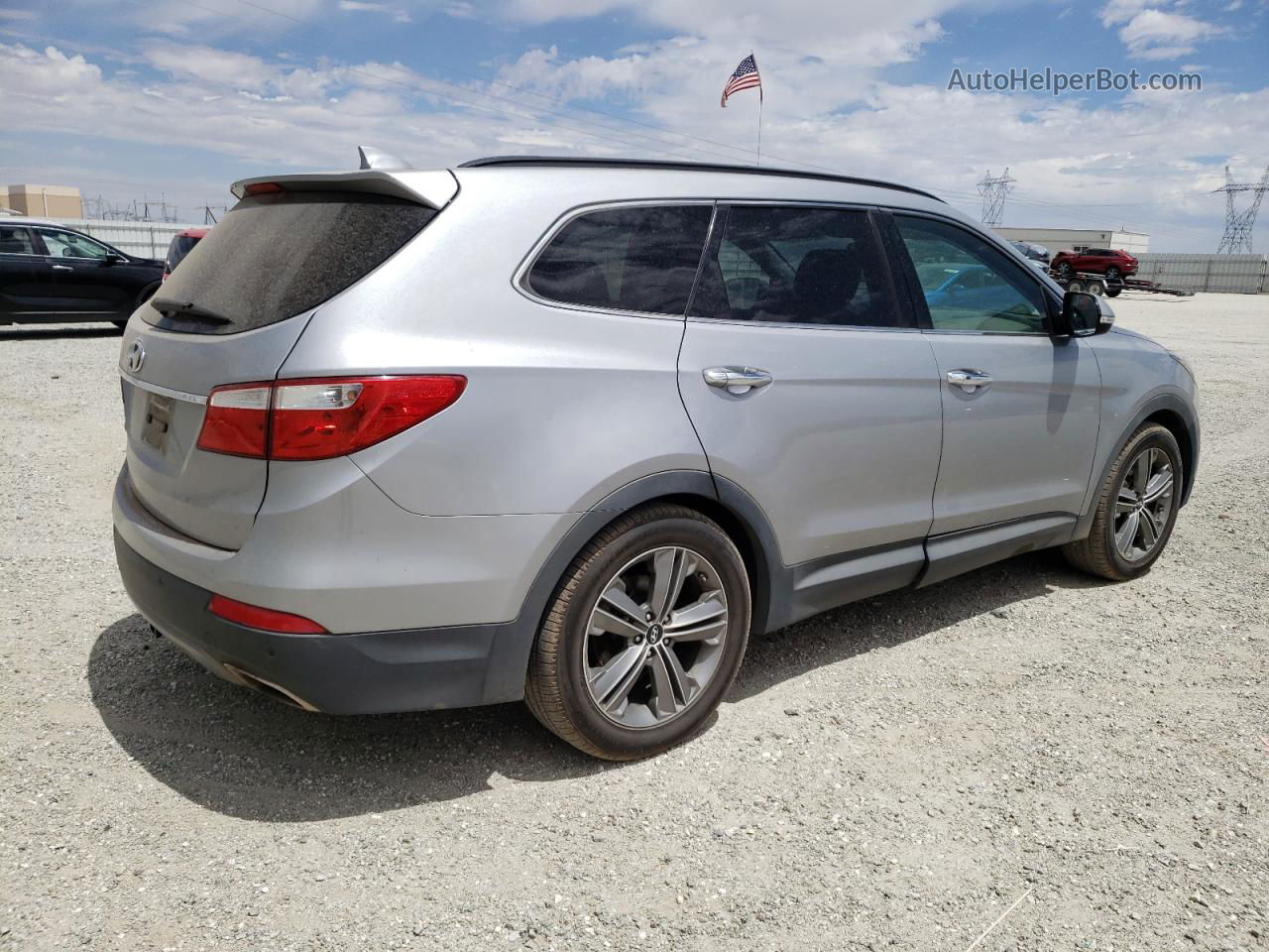 2014 Hyundai Santa Fe Gls Gray vin: KM8SR4HF8EU046900