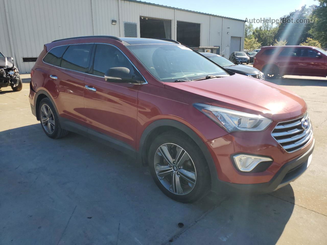 2013 Hyundai Santa Fe Limited Темно-бордовый vin: KM8SR4HF9DU012530