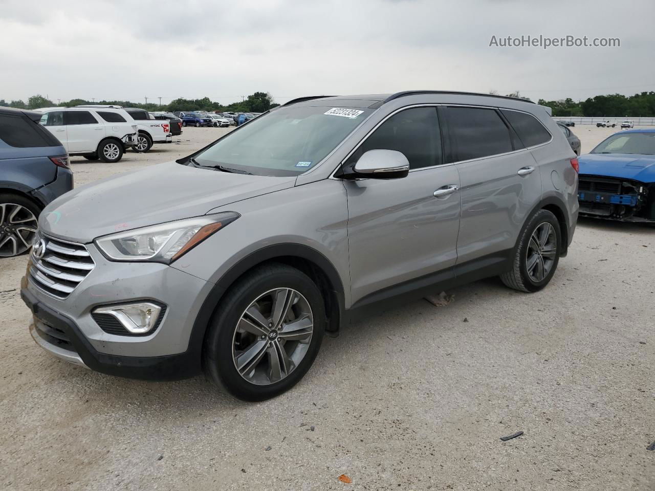 2015 Hyundai Santa Fe Gls Серый vin: KM8SR4HF9FU104451