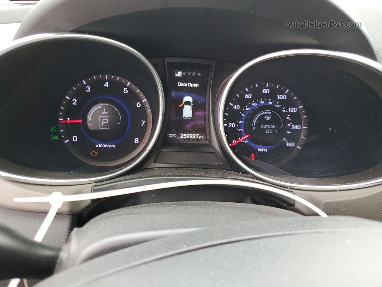 2015 Hyundai Santa Fe Gls Серый vin: KM8SR4HF9FU104451