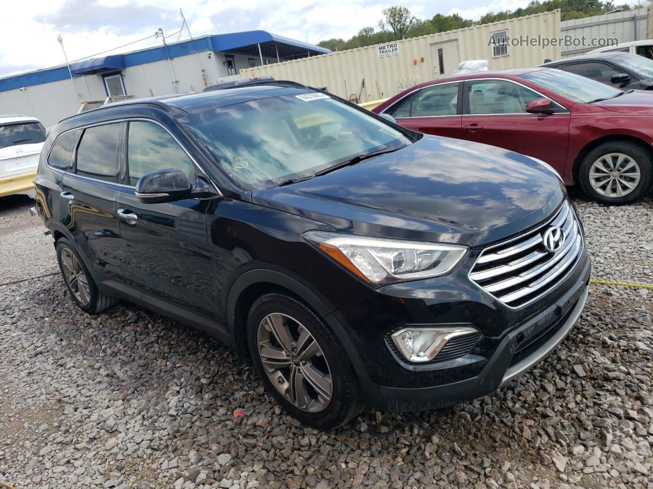 2013 Hyundai Santa Fe Limited Черный vin: KM8SR4HFXDU007594