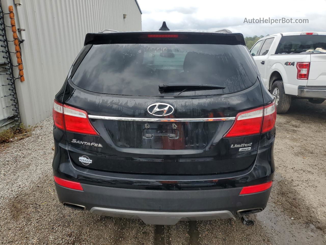 2013 Hyundai Santa Fe Limited Black vin: KM8SRDHF0DU004641