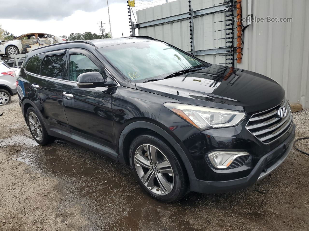 2013 Hyundai Santa Fe Limited Black vin: KM8SRDHF0DU004641