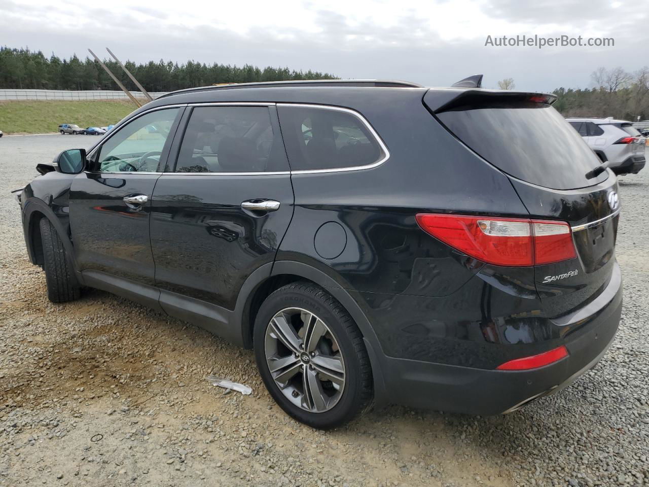 2015 Hyundai Santa Fe Gls Черный vin: KM8SRDHF2FU127506