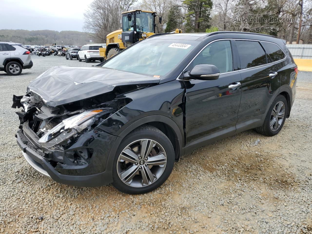 2015 Hyundai Santa Fe Gls Black vin: KM8SRDHF2FU127506