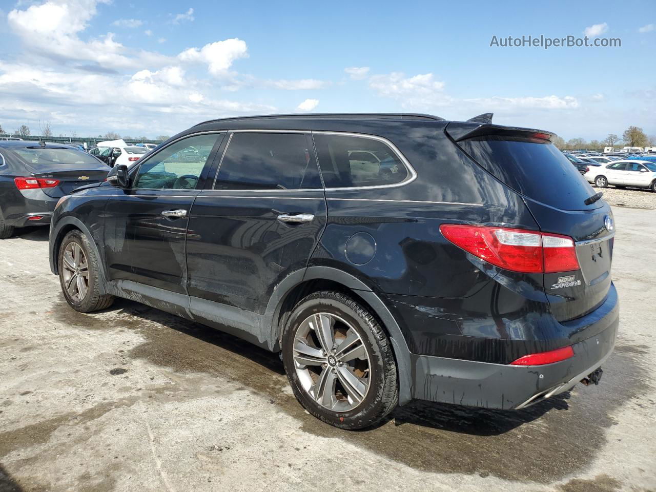 2015 Hyundai Santa Fe Gls Черный vin: KM8SRDHF4FU120508