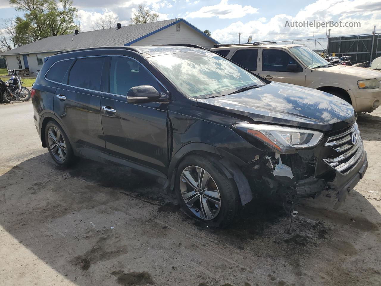 2015 Hyundai Santa Fe Gls Black vin: KM8SRDHF4FU120508