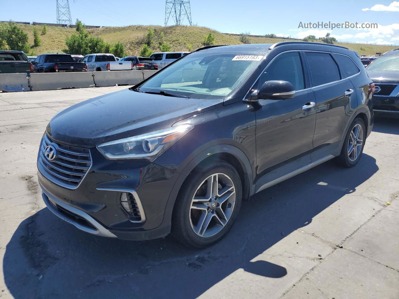 2018 Hyundai Santa Fe Se Ultimate Black vin: KM8SRDHF4JU284429