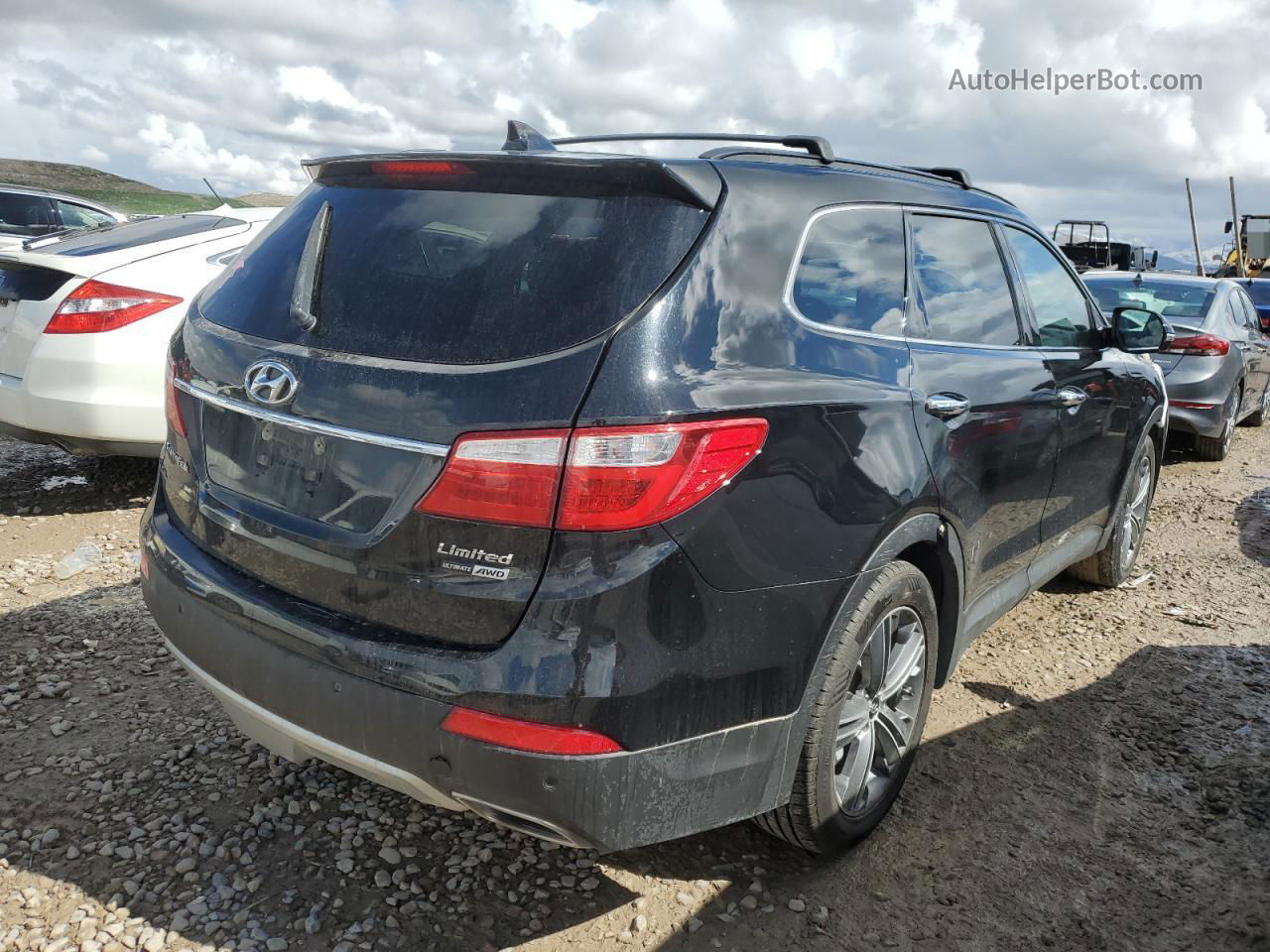 2015 Hyundai Santa Fe Gls Black vin: KM8SRDHF5FU093531