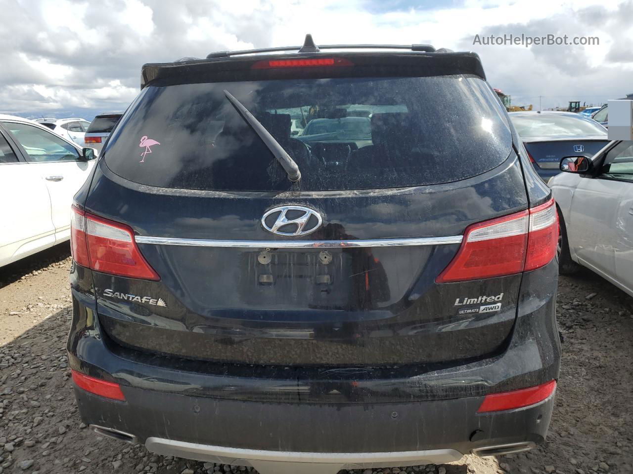 2015 Hyundai Santa Fe Gls Black vin: KM8SRDHF5FU093531