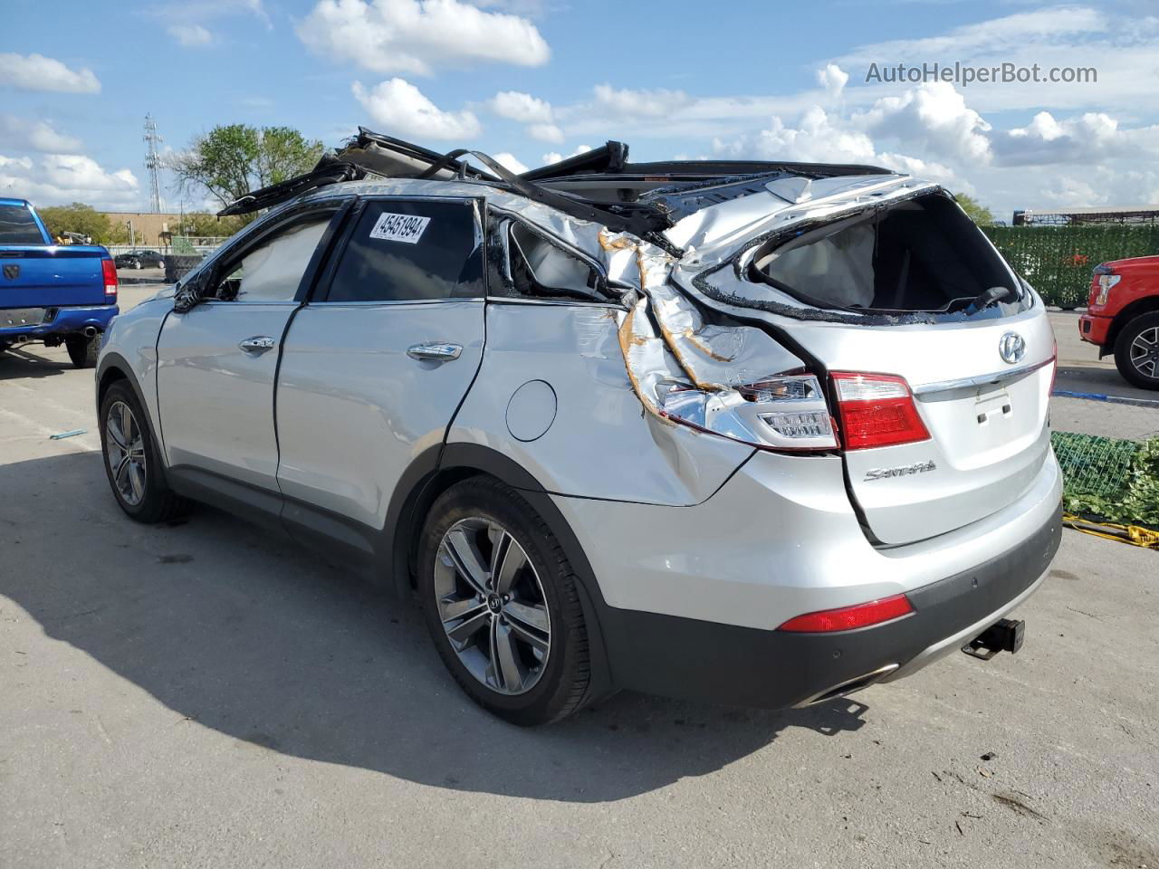 2015 Hyundai Santa Fe Gls Silver vin: KM8SRDHF5FU100462