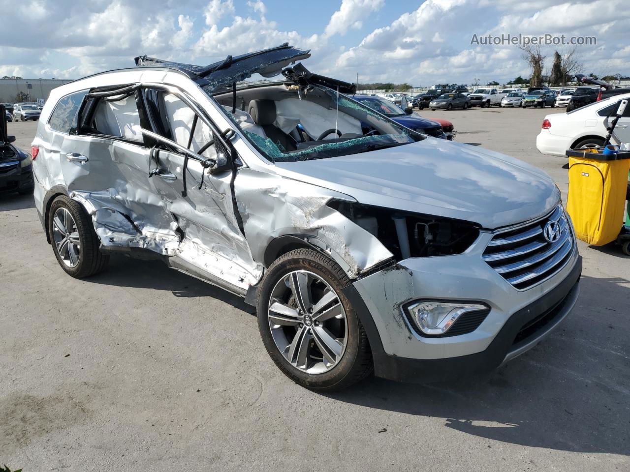 2015 Hyundai Santa Fe Gls Silver vin: KM8SRDHF5FU100462