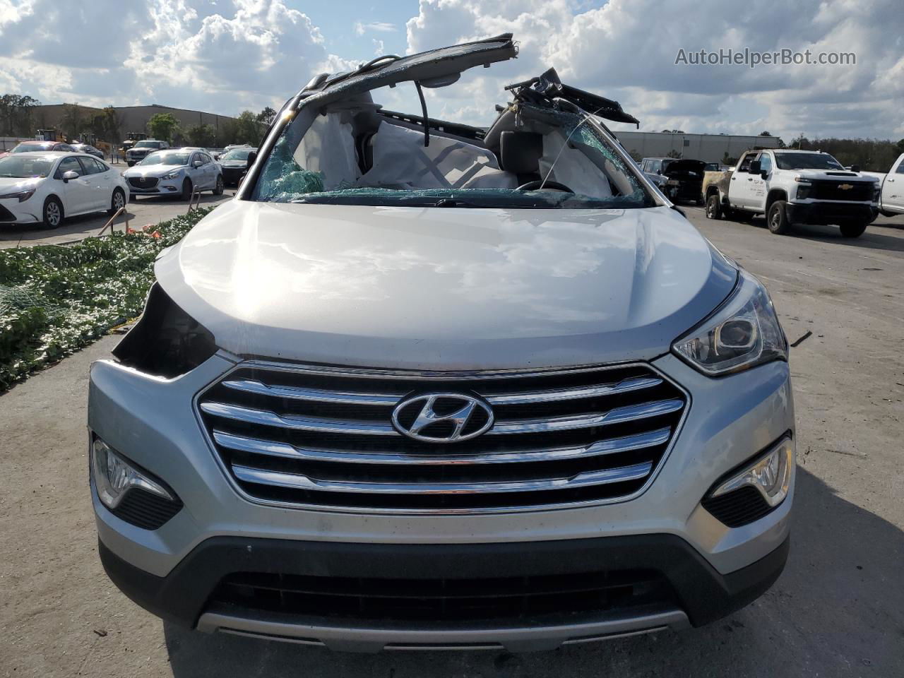 2015 Hyundai Santa Fe Gls Silver vin: KM8SRDHF5FU100462