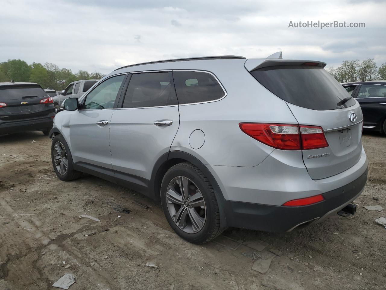 2014 Hyundai Santa Fe Gls Silver vin: KM8SRDHF6EU084268