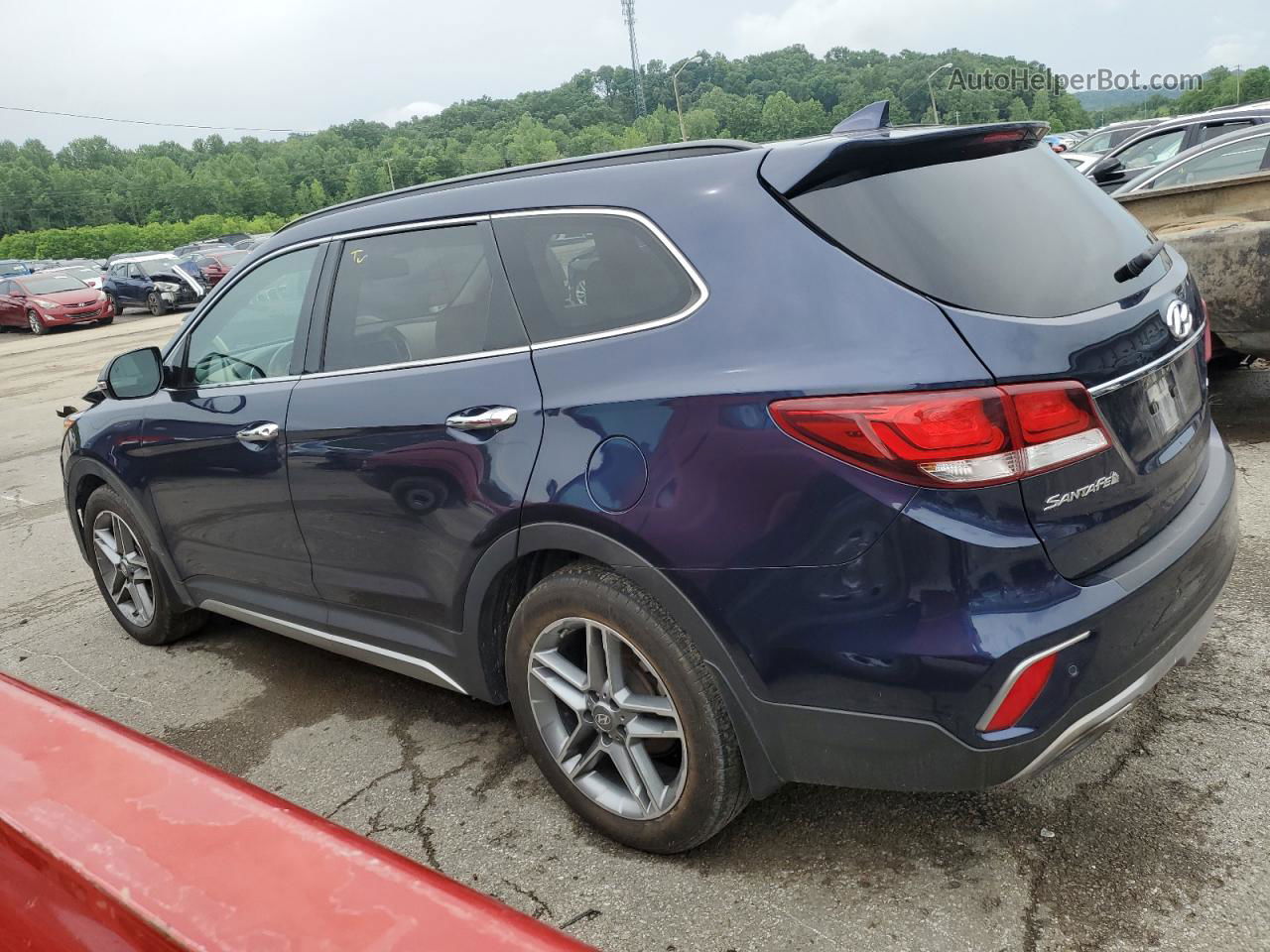 2018 Hyundai Santa Fe Se Ultimate Blue vin: KM8SRDHF6JU264814