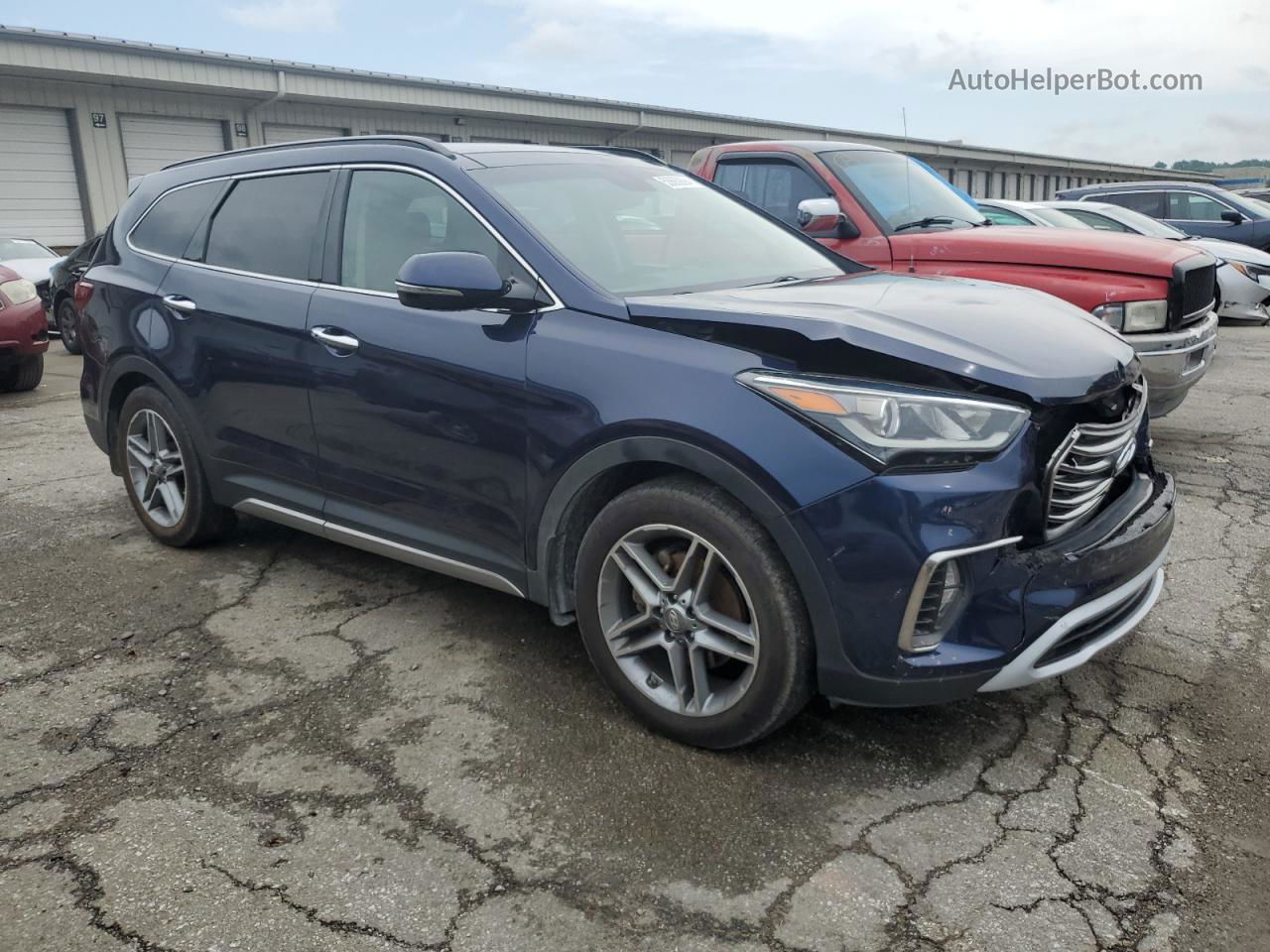 2018 Hyundai Santa Fe Se Ultimate Blue vin: KM8SRDHF6JU264814