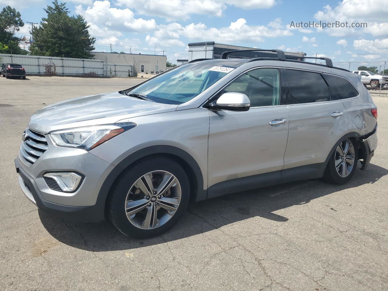 2015 Hyundai Santa Fe Gls Silver vin: KM8SRDHF8FU115490