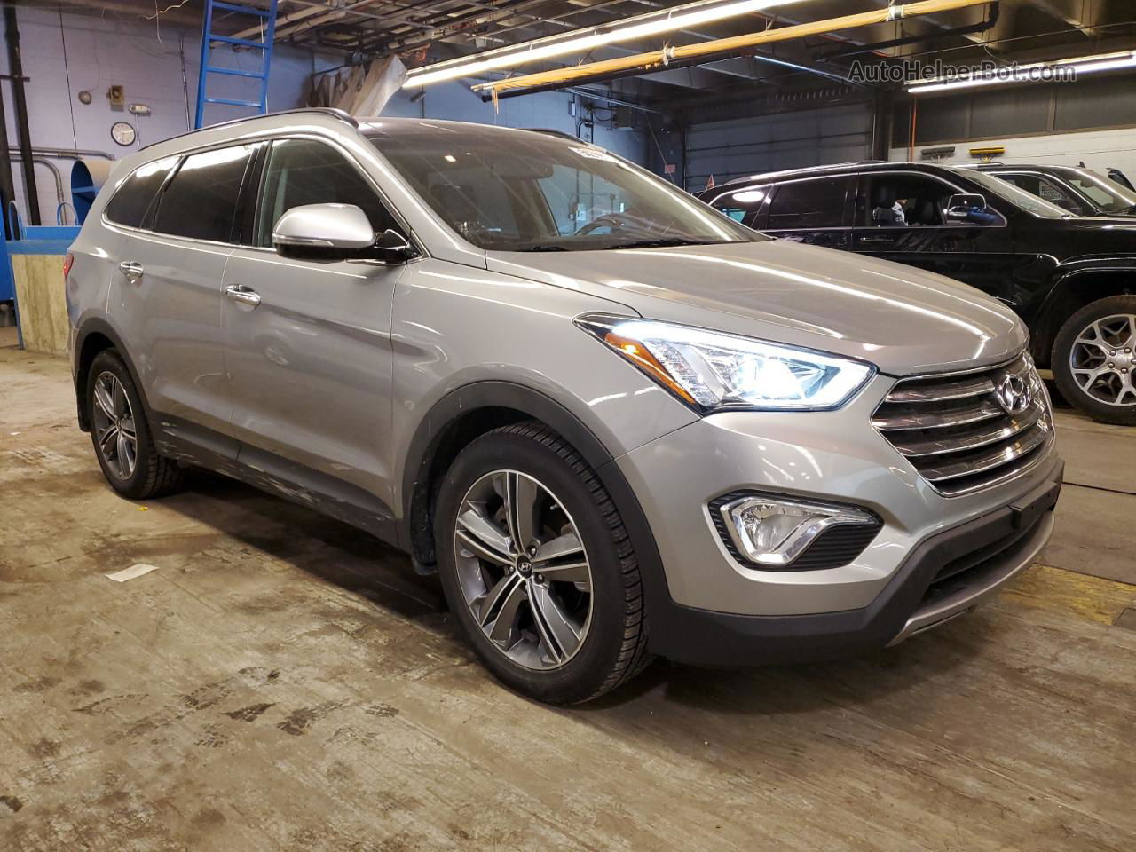 2015 Hyundai Santa Fe Gls Gray vin: KM8SRDHFXFU103907