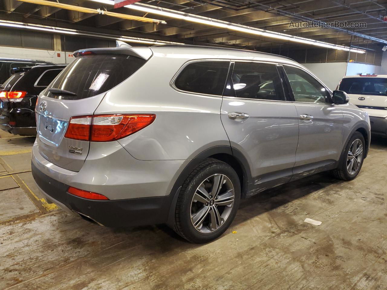 2015 Hyundai Santa Fe Gls Gray vin: KM8SRDHFXFU103907