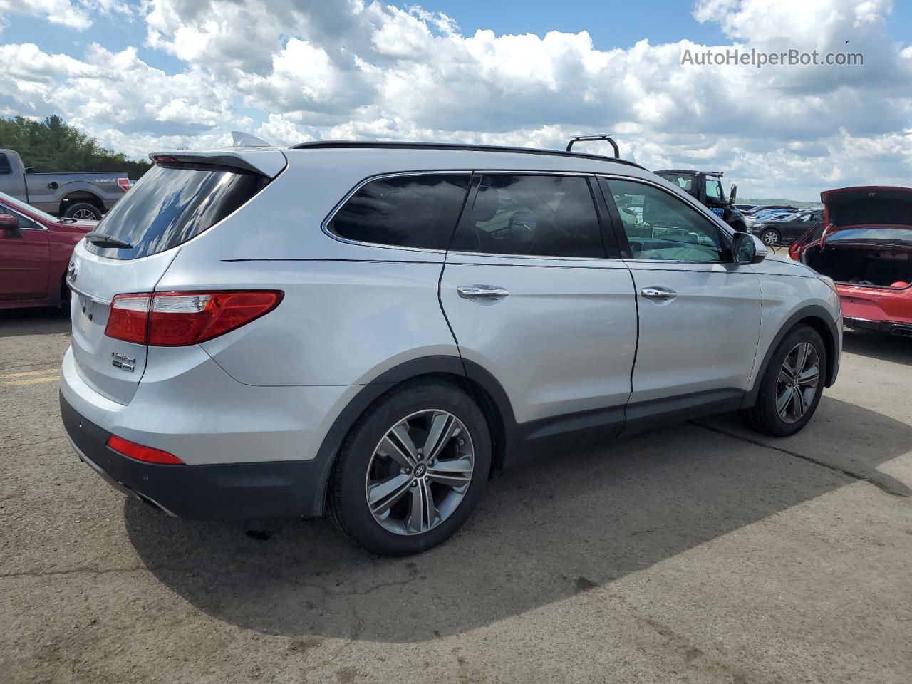 2015 Hyundai Santa Fe Gls Silver vin: KM8SRDHFXFU129391