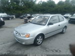 2001 Hyundai Accent L Silver vin: KMHCF35G11U144228