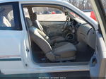 2001 Hyundai Accent L White vin: KMHCF35G21U111724