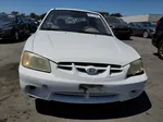 2001 Hyundai Accent L White vin: KMHCF35G51U068707