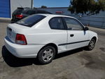 2001 Hyundai Accent L White vin: KMHCF35G51U068707