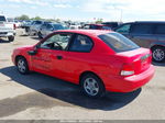 2001 Hyundai Accent L Red vin: KMHCF35G51U110437