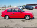 2001 Hyundai Accent L Red vin: KMHCF35G51U110437