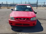 2001 Hyundai Accent L Red vin: KMHCF35G51U110437