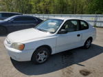 2001 Hyundai Accent Gs White vin: KMHCG35C21U151313