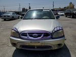 2001 Hyundai Accent Gs Beige vin: KMHCG35C31U089226