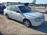 2001 Hyundai Accent Gs White vin: KMHCG35C71U125905