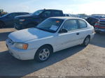 2001 Hyundai Accent Gs White vin: KMHCG35C71U125905