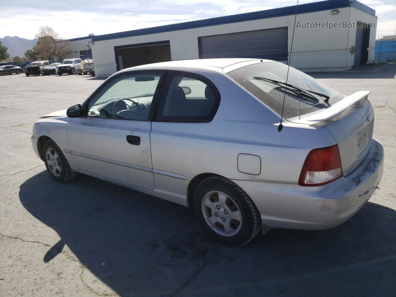 2001 Hyundai Accent Gs Silver vin: KMHCG35CX1U079714