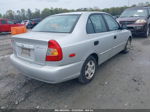 2001 Hyundai Accent Gl Silver vin: KMHCG45C01U235622