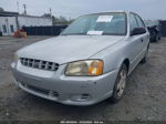 2001 Hyundai Accent Gl Silver vin: KMHCG45C01U235622