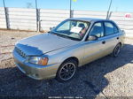 2001 Hyundai Accent Gl Silver vin: KMHCG45C11U253353