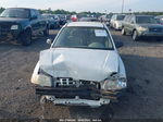 2001 Hyundai Accent Gl White vin: KMHCG45C31U250924