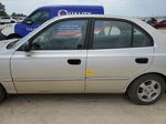 2001 Hyundai Accent Gl Silver vin: KMHCG45C41U162657