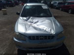 2001 Hyundai Accent Gl Silver vin: KMHCG45CX1U197784