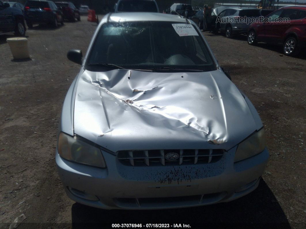 2001 Hyundai Accent Gl Серебряный vin: KMHCG45CX1U197784