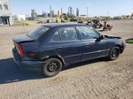 2001 Hyundai Accent Gl Blue vin: KMHCG45CX1U227687