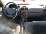 2001 Hyundai Accent Gl Синий vin: KMHCG45CX1U227687