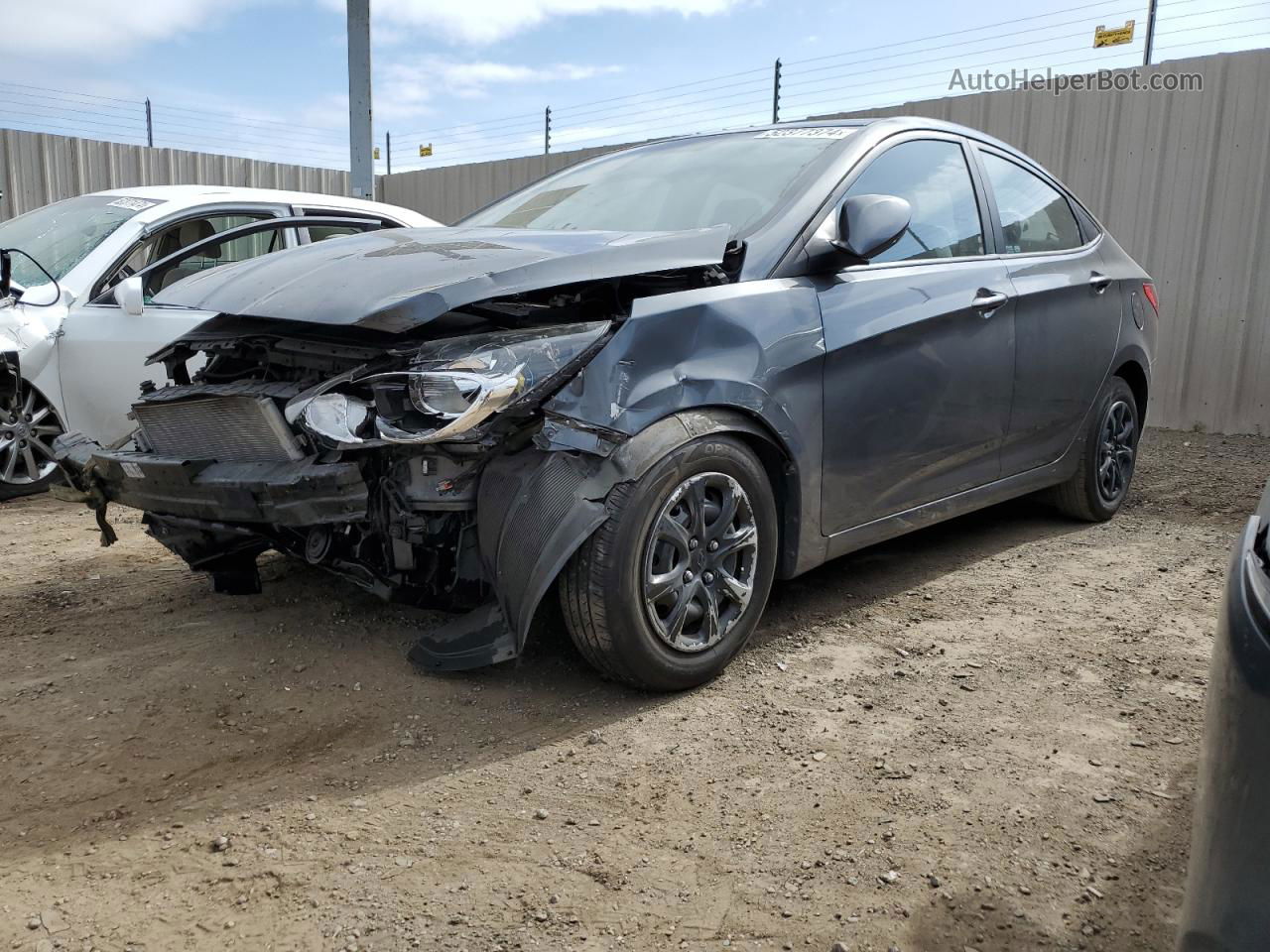 2013 Hyundai Accent Gls Угольный vin: KMHCT4AE0DU315591