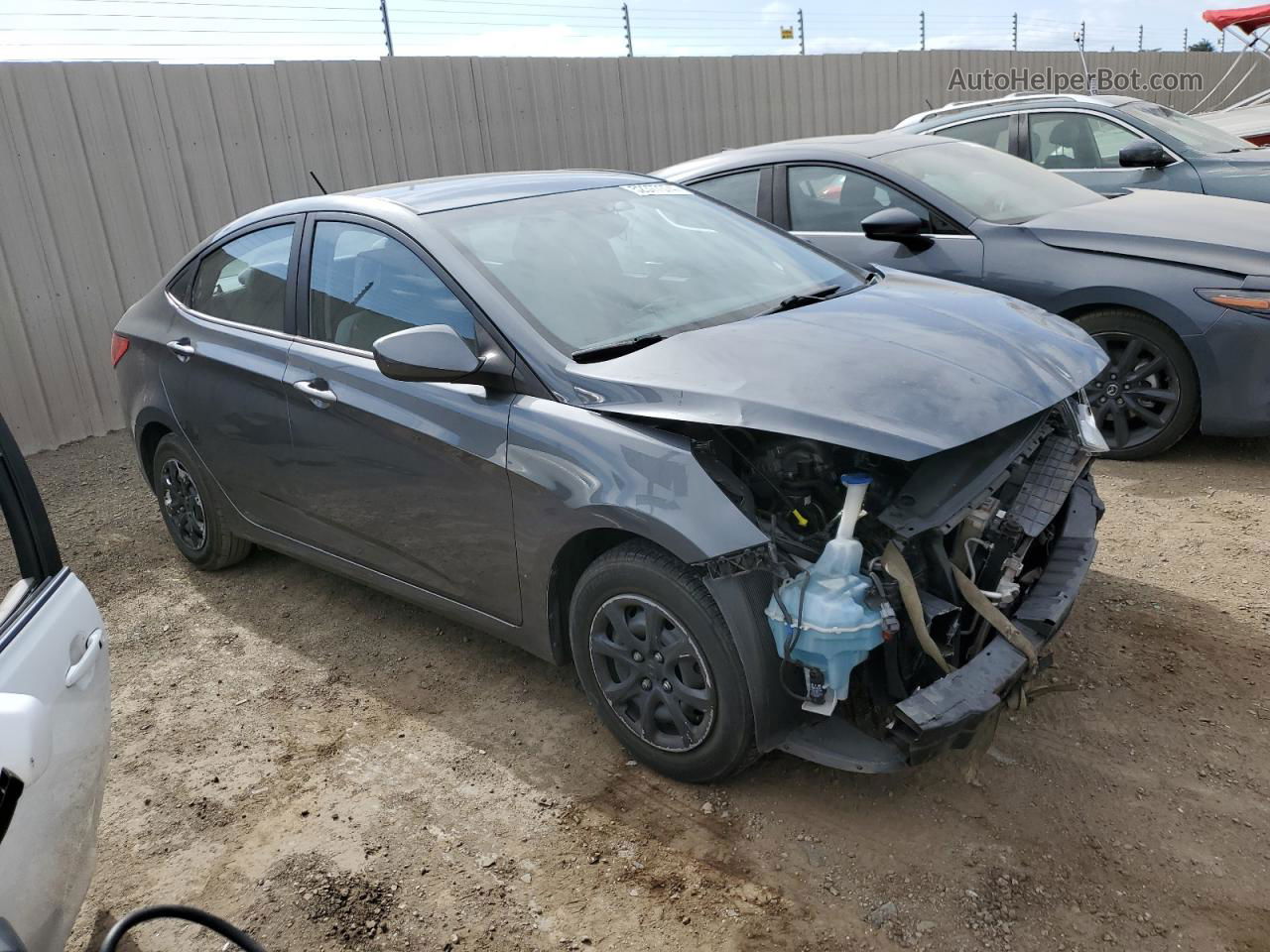 2013 Hyundai Accent Gls Charcoal vin: KMHCT4AE0DU315591